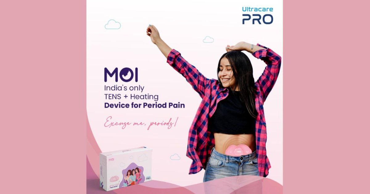 Introducing MOI: India's only Tens + Heating Device For Period Pain